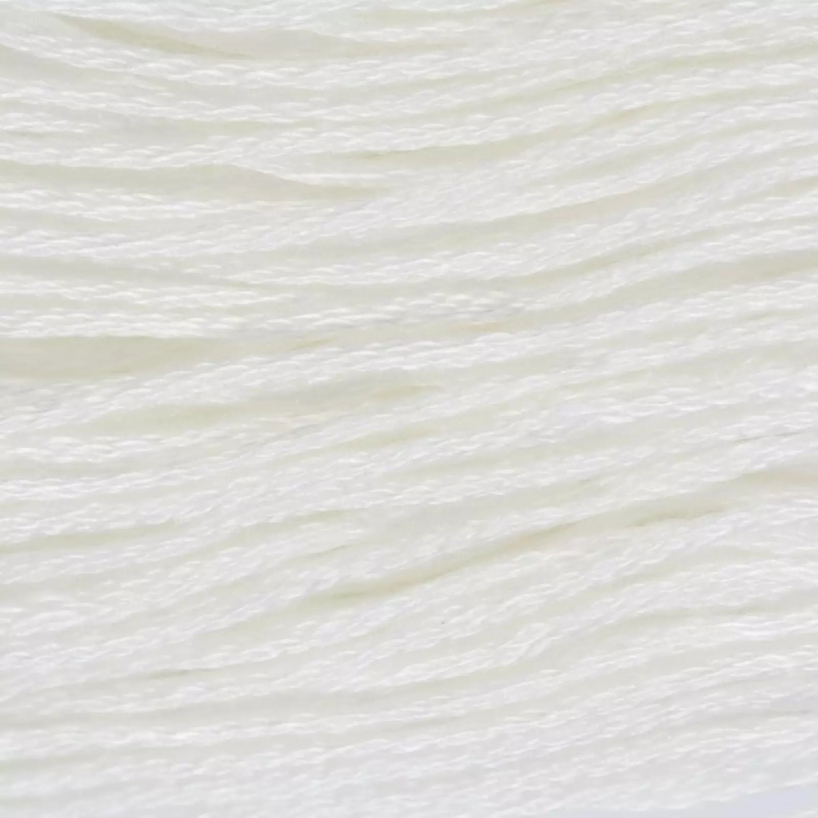 Нитки для вышивания мулине, хлопок, 8  1 м, цвет белый Blanc