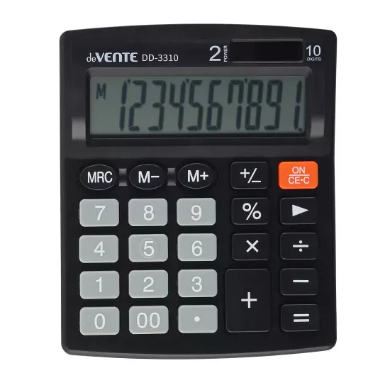 Калькулятор настольный DD-3310, 105x127x25 мм, 10 разрядный, deVENTE 4031321