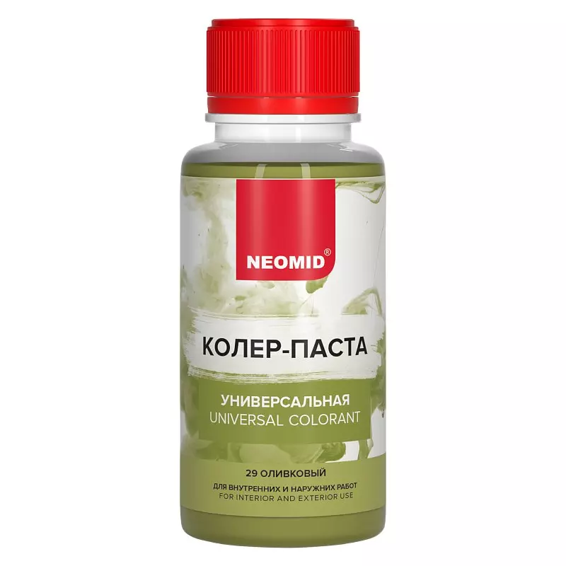 Колер-паста универсальная Neomid Палитра №1 29 оливковый 100 мл