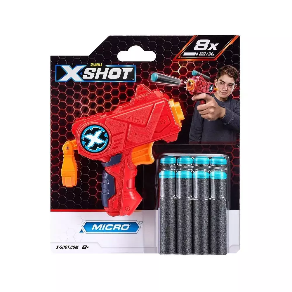 Бластер ZURU X-Shot «Ексель - Микро», упаковка блистер