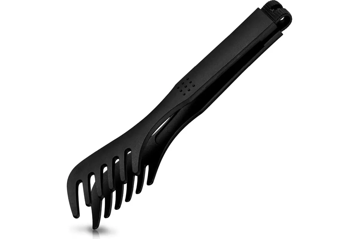 Щипцы кухонные 28 см, нейлон, универсальные, Linea NERO 93-AK2C-15