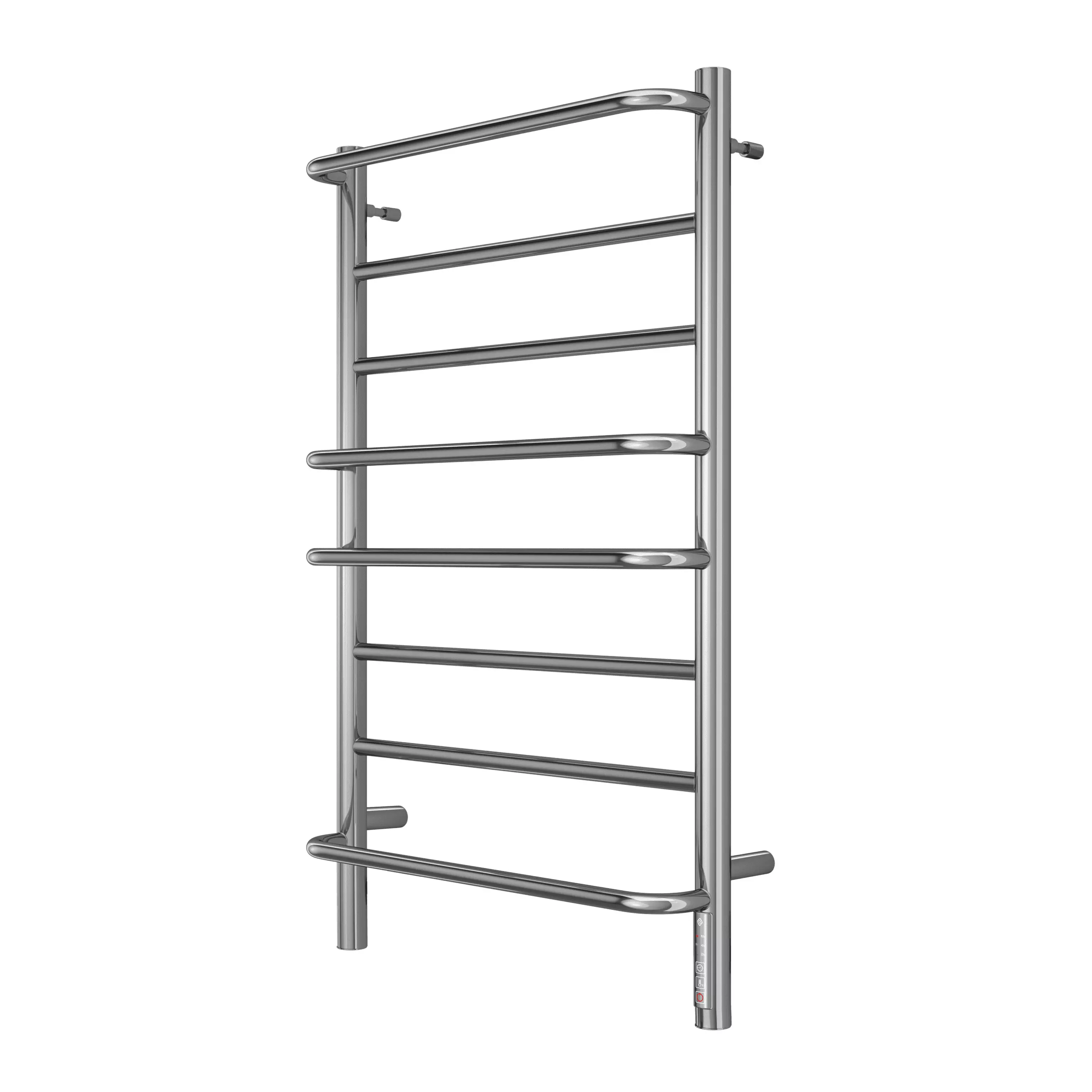 Полотенцесушитель электрический Лесенка 500х850 мм 125 Вт хром 8П TERMINUS Евромикс 4670078531292 диммер справа