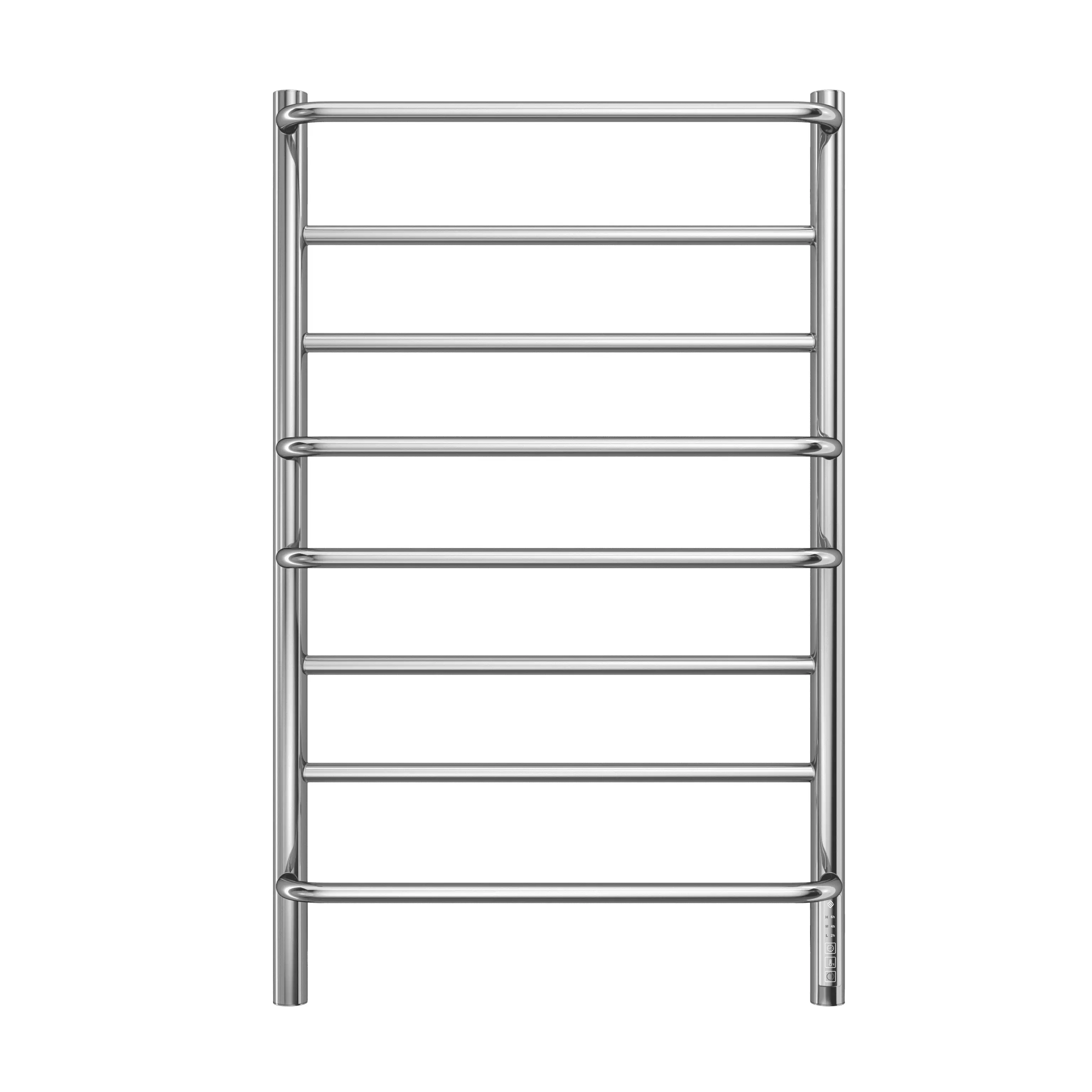 Полотенцесушитель электрический Лесенка 500х850 мм 125 Вт хром 8П TERMINUS Евромикс 4670078531292 диммер справа