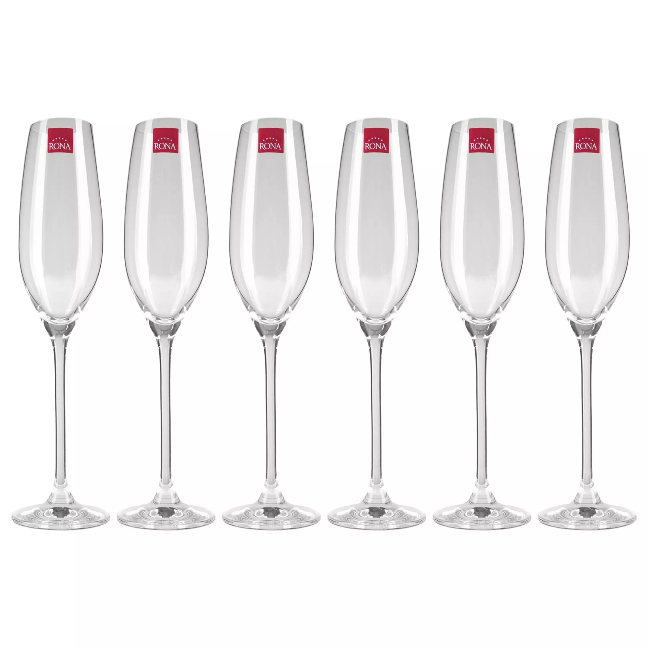Бокалы для шампанского 210 мл 6 шт RONA Celebration 900-503