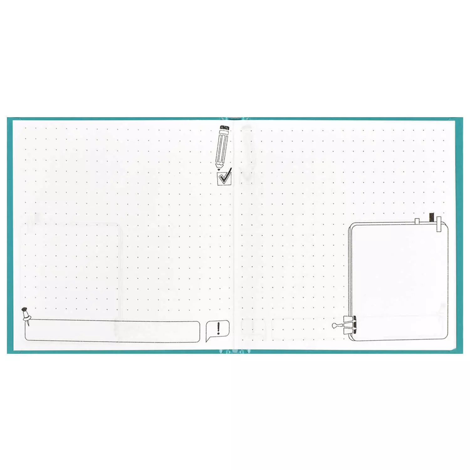 Блокноты &quot;Notebook&quot;, 105х105 мм, 48 л, арт. 70124 ЕНОТ И ЛИСА / Блок - белый офсет 65 г/м², дизайнер