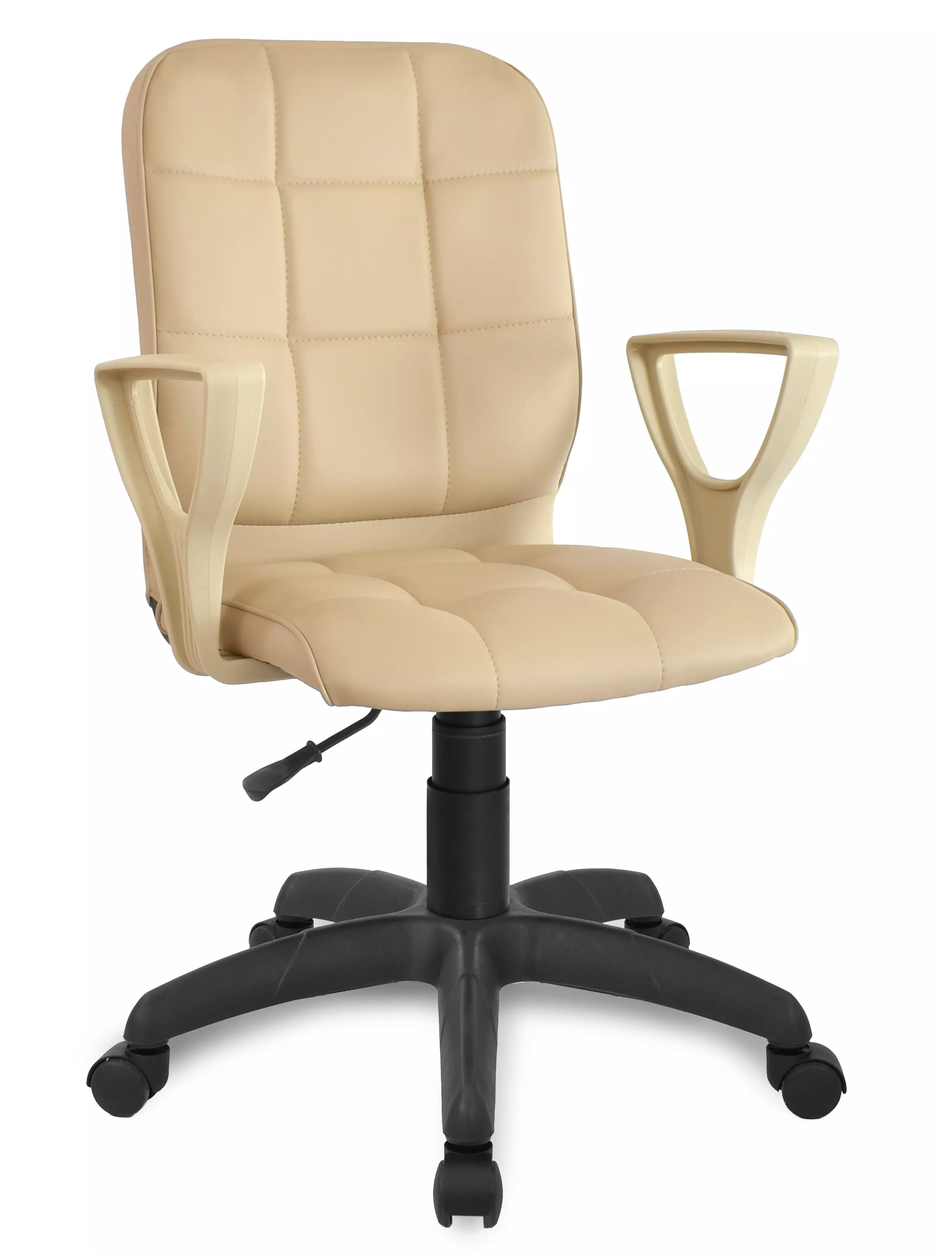 Кресло компьютерное Элегия М3, экокожа, бежевое