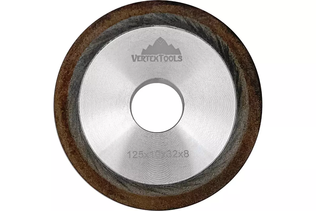 Круг алмазный шлифовальный 125x10x32x8 мм (1/50) VertexTools 0505-04-125-17