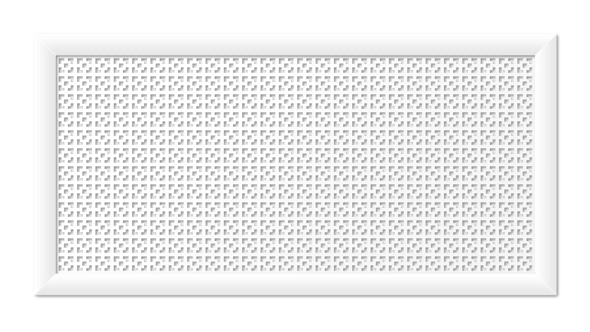 Экран для радиатора МДФ Дамаско 120х60 см белый