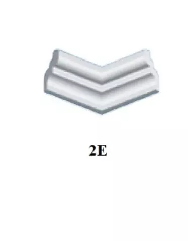 Угол потолочного плинтуса внутренний для арт. 03502Е, 4 шт./уп Формат 2Е