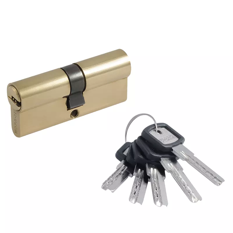 Цилиндровый механизм 70 мм (35/35) ключ/ключ, золото ЛПУ-70