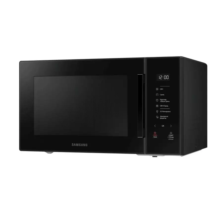 Микроволновка Samsung 30л 900Вт гриль 1500Вт дисплей MG30T5018AK/BW