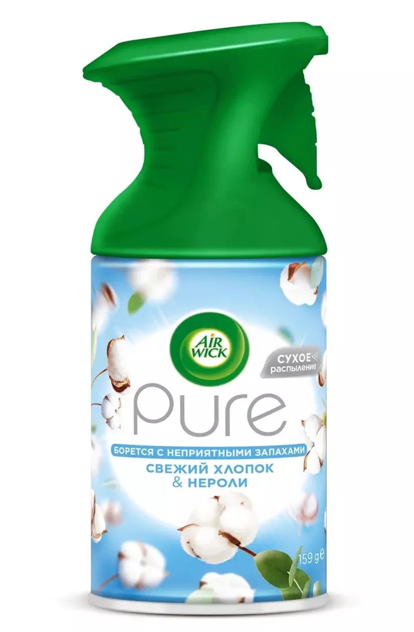 Освежитель воздуха Air Wick Pure Свежий хлопок и нероли 250 мл
