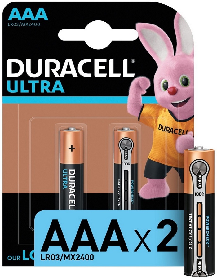 Батарейки DURACELL UltraPower  AAA 2шт