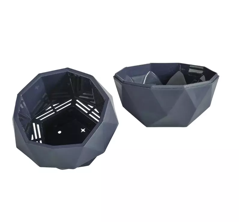 Кашпо 2,5 л Топаз Антрацит КШ-9124