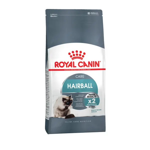 Корм для кошек при недостаточном выведении волос из желудка, 2 кг Royal Canin Hairball Care