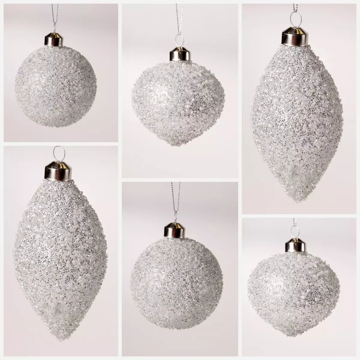 Елочные украшения стекло (12 шт) Волшебство на ветках VNV24/12-136