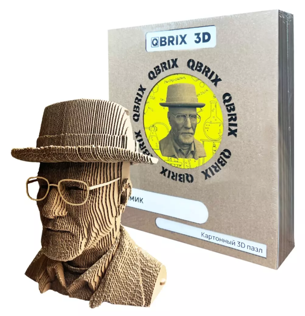 Конструктор 3D картонный Qbrix Учитель Химии из сериала Во все тяжкие 20039