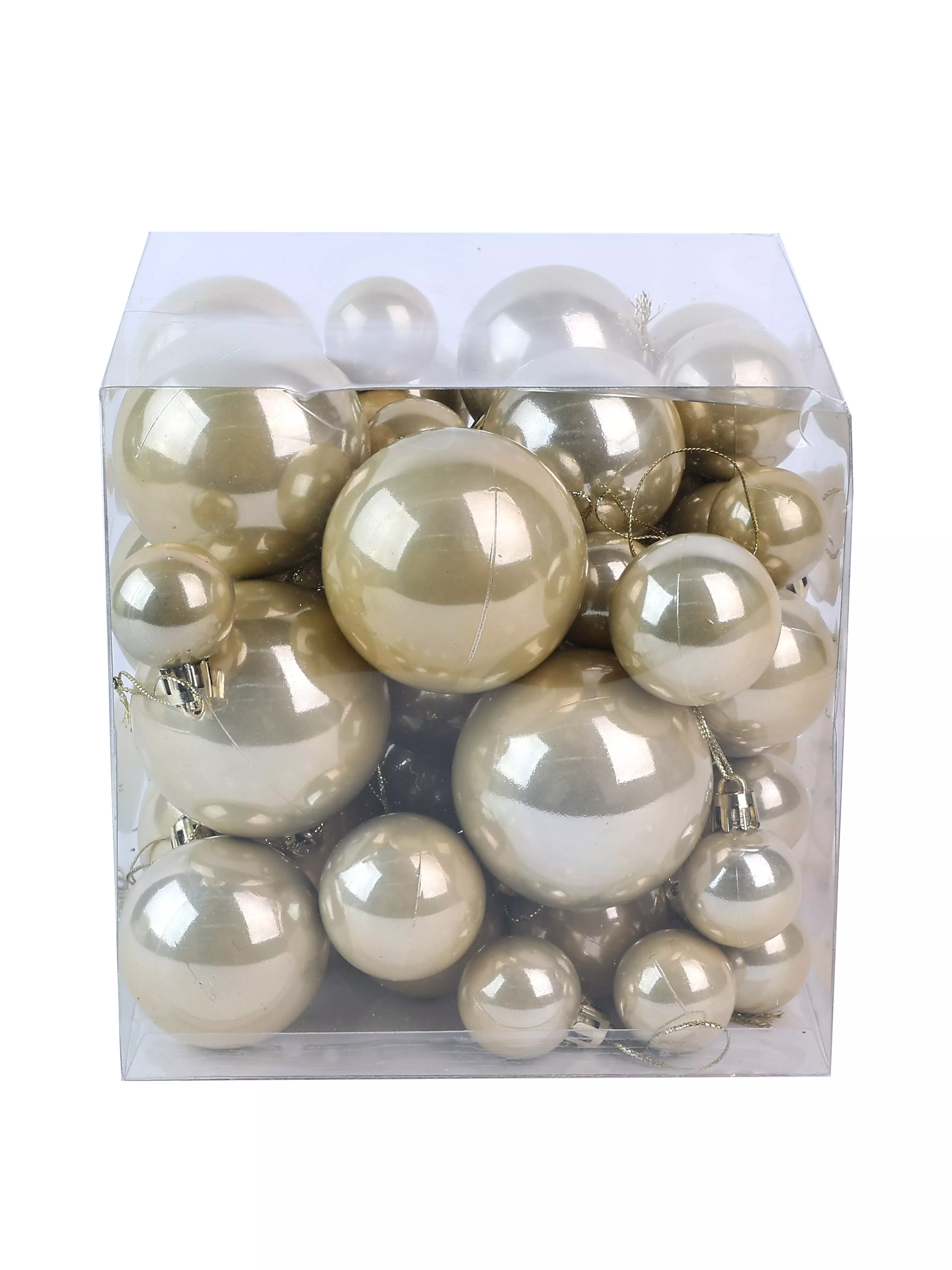 Новогоднее подвесное украшение из полистирола, набор из 59 шт 15,8х15,8х15,8см 91409