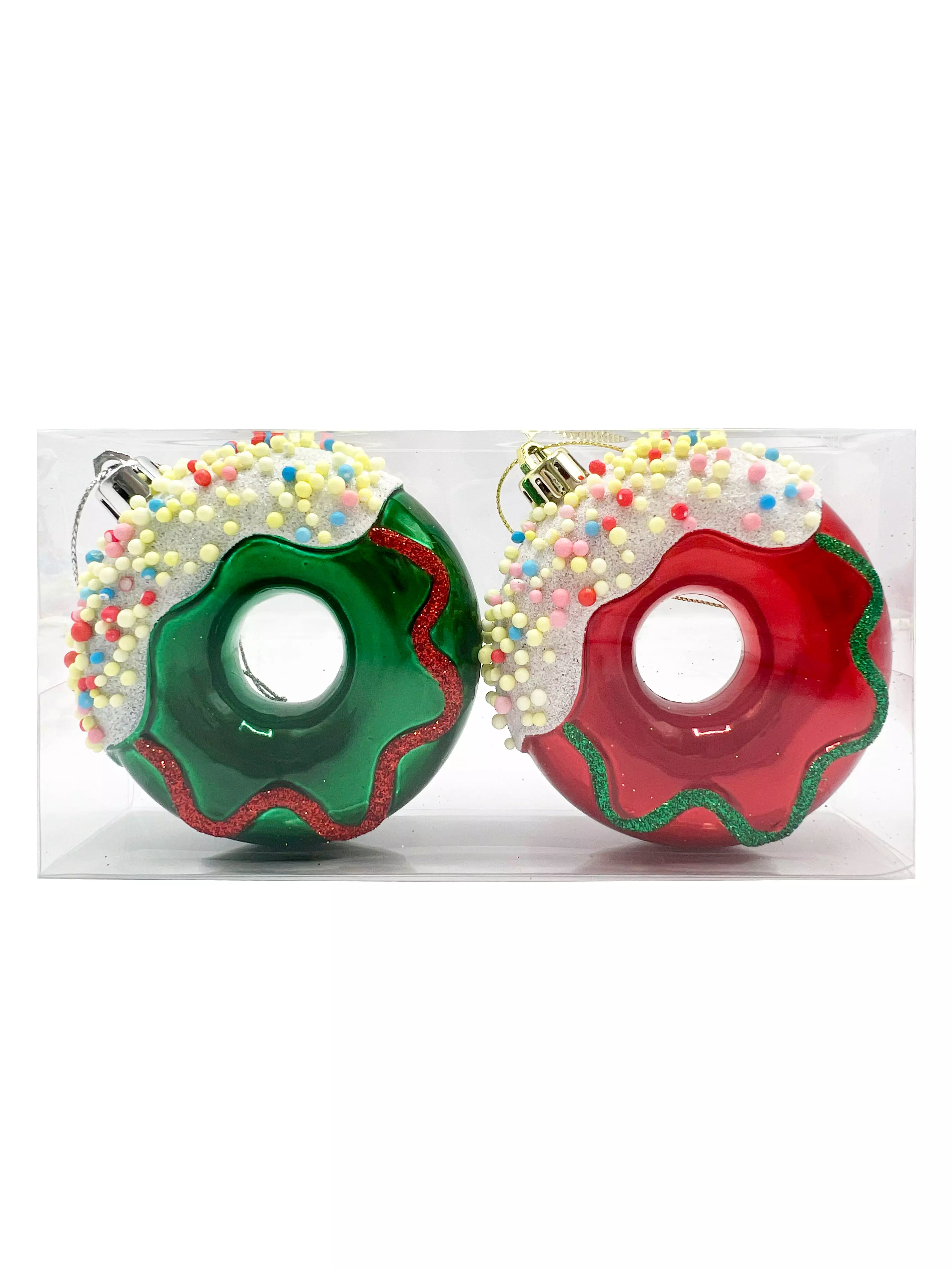 Новогоднее подвесное украшение из полистирола, набор из 2 шт / 8x3x8,5см 95339