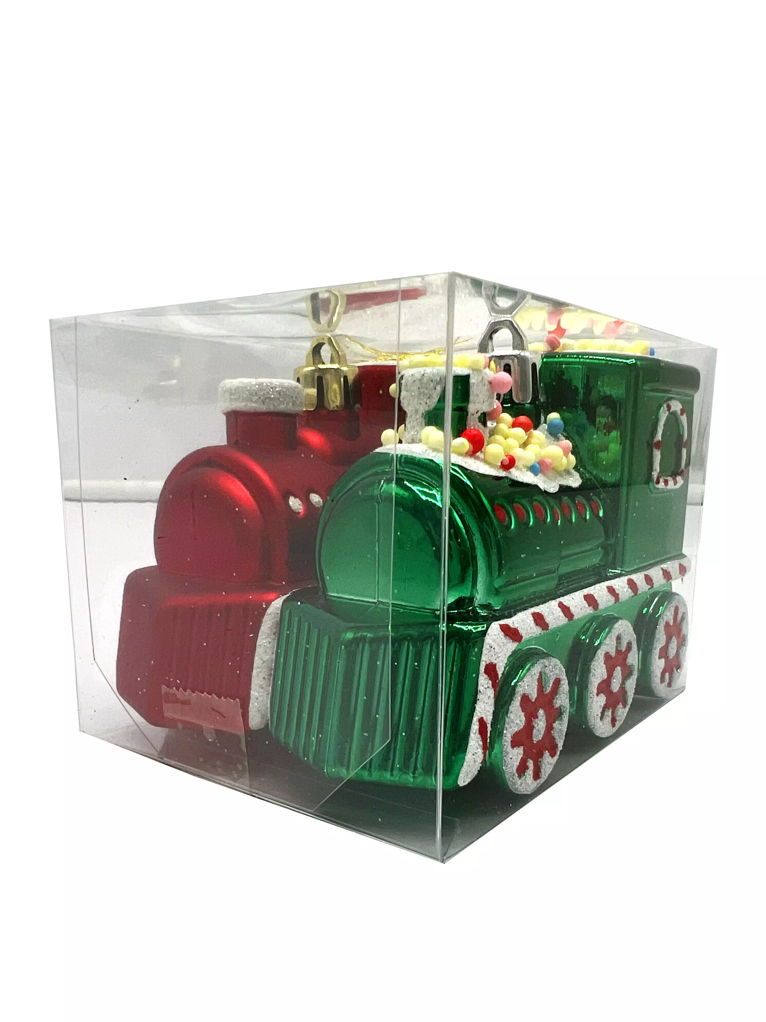 Новогоднее подвесное украшение из полистирола, набор из 2 шт / 9,5x3,8x6,8см 95338