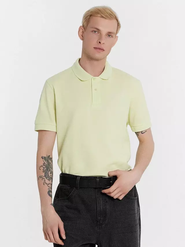Поло мужское Mark Formelle 111850/1 нефрит, р-р 108-182/188 (54 / XXL)
