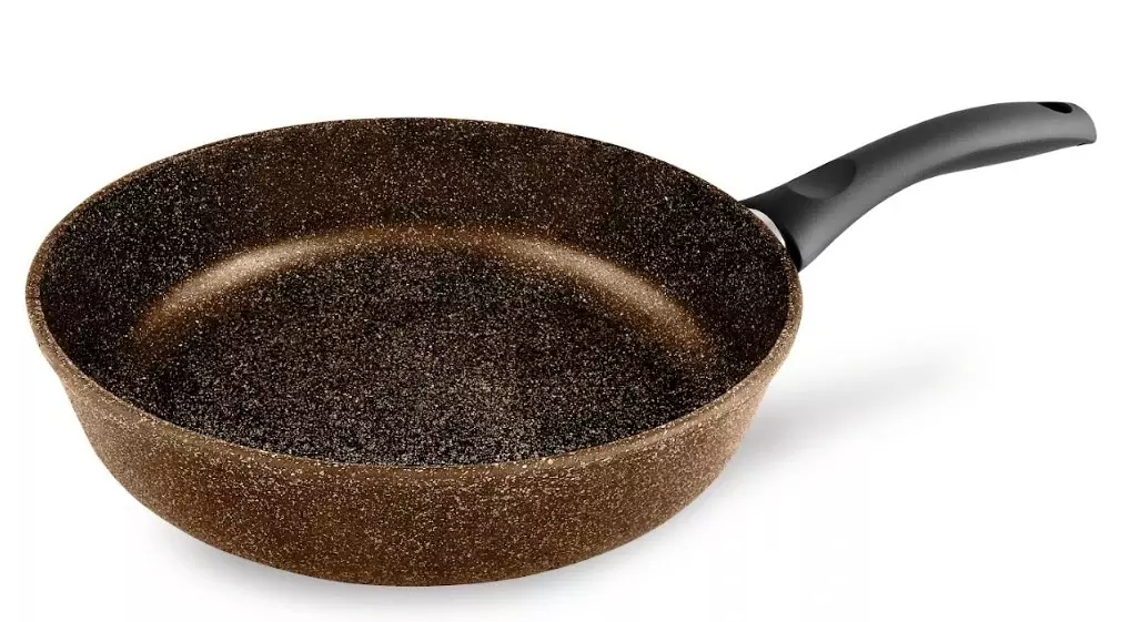 Сковорода 28 см, литой алюминий, Neva&quot;Granite Brown&quot; литая NGB128