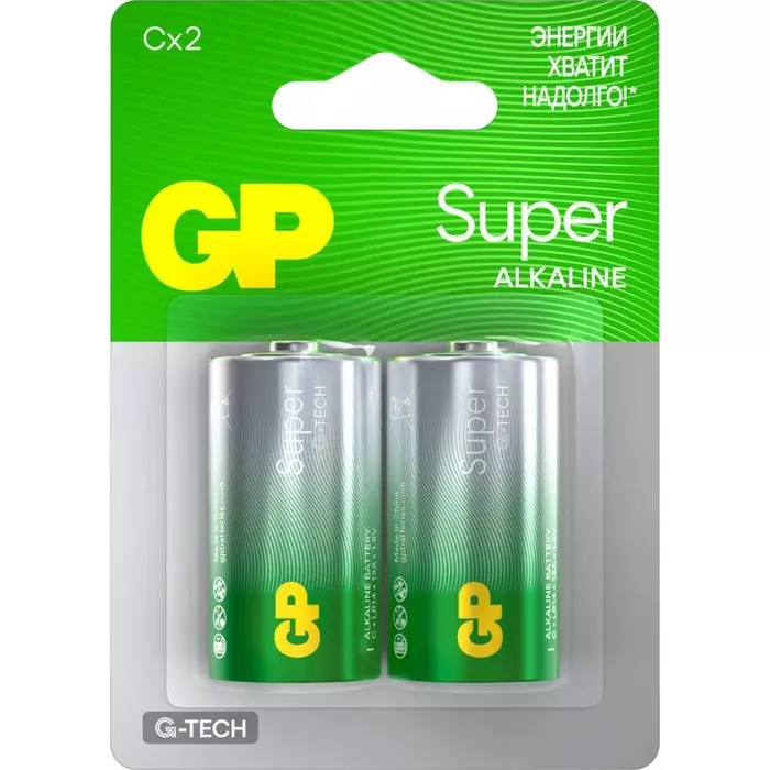 Батарейки GP Super C 2шт