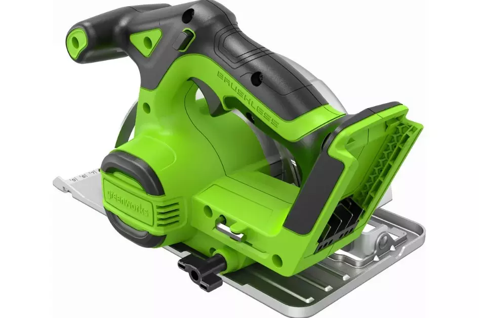 Аккумуляторная циркулярная пила бесщеточная Greenworks 24V GD24CS165 1501607 без АКБ и ЗУ