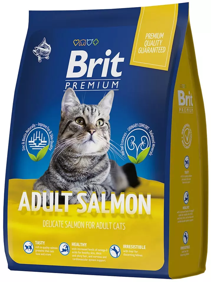Сухой корм для котят Brit Premium с лососем, 0,8 кг