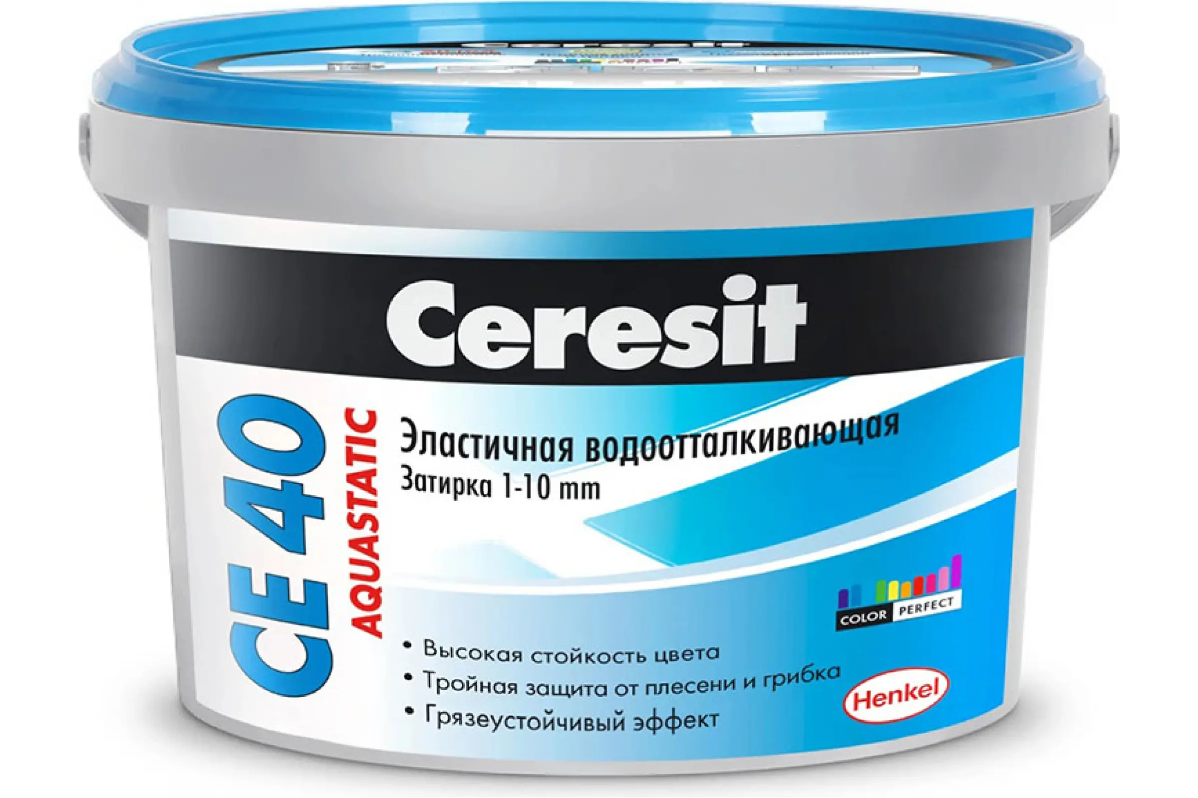 Затирка Ceresit CE 40 aquastatic серая 07 1 кг