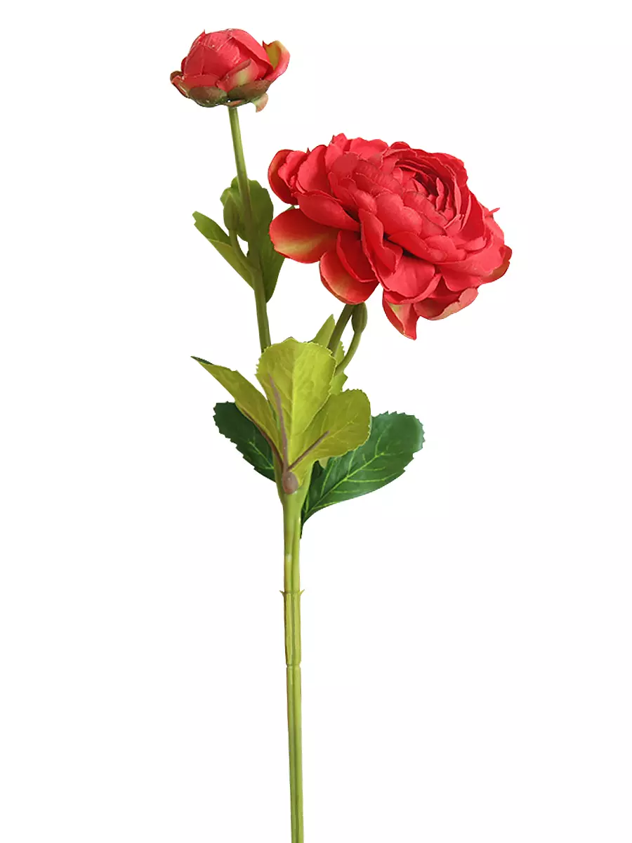 Цветок искусственный Красный Пион 36х9х9 см, 88259