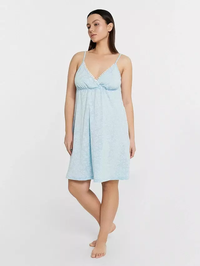 Ночная сорочка женская Mark Formelle 572336/1 веточки на кристалле, р-р 164/170 (50 / XL)