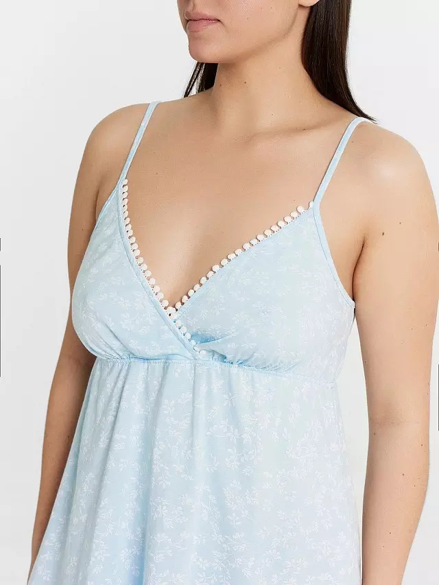 Ночная сорочка женская Mark Formelle 572336/1 веточки на кристалле, р-р 164/170 (50 / XL)