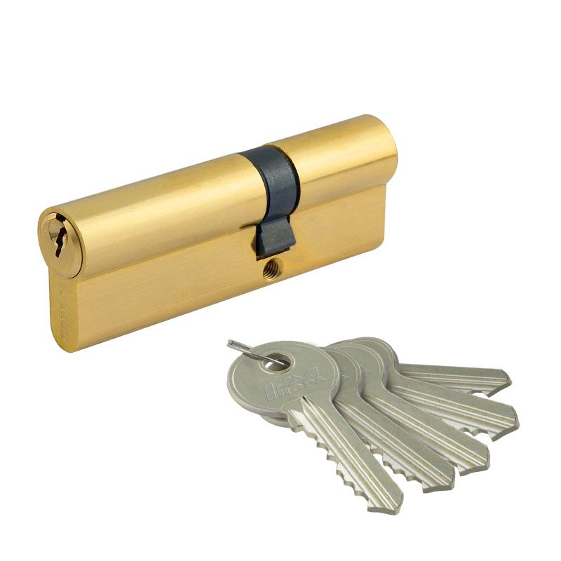 Цилиндровый механизм 90 мм (55/35) ключ/ключ, латунь ЕСО AL Л-90