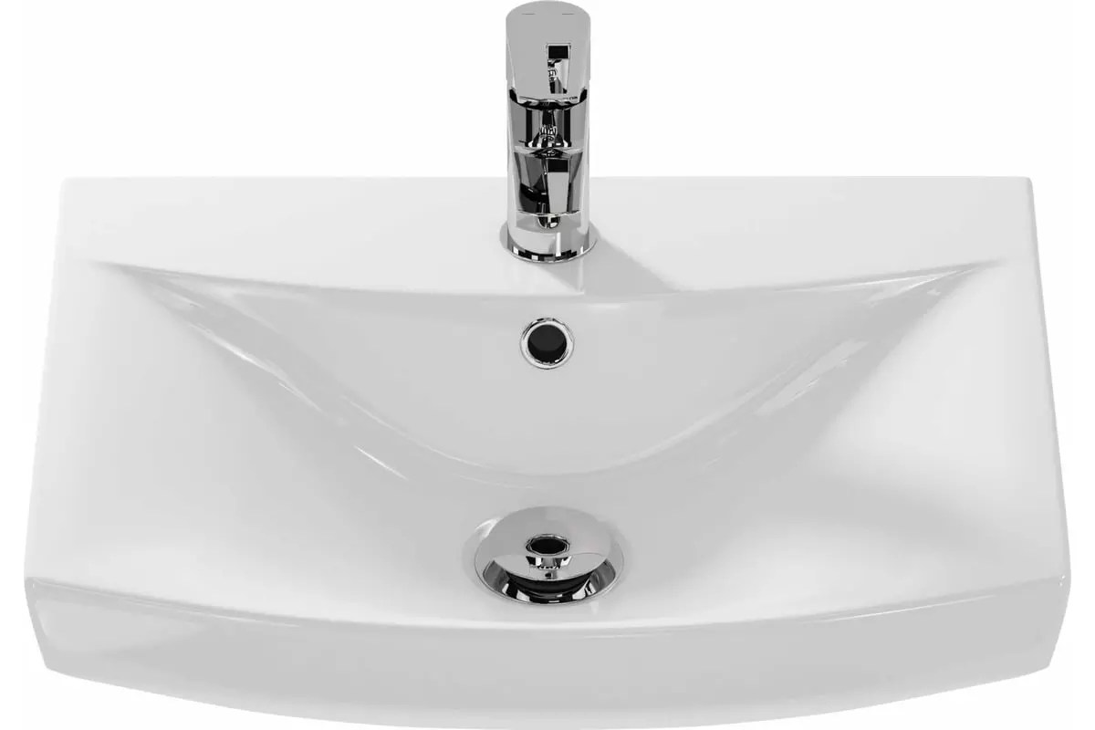 Раковина подвесная 50х39х15 см Cersanit CARINA 50 S-UM-CAR50/1-w отверстие под смеситель по центру