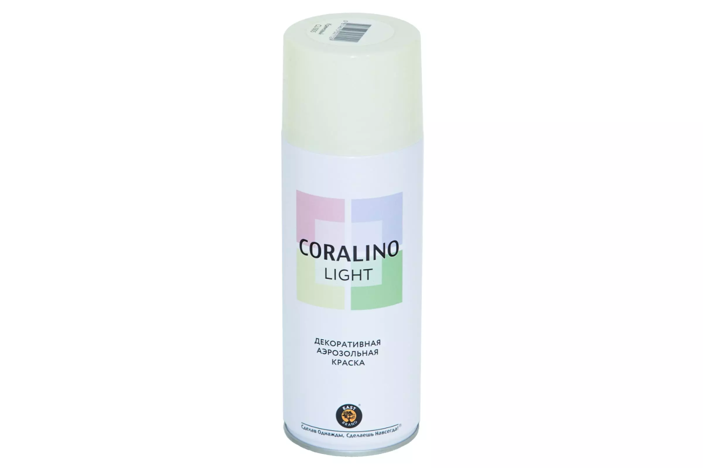 Аэрозольная краска Coralino LIGHT 520 мл/200 г кремовый CL1005