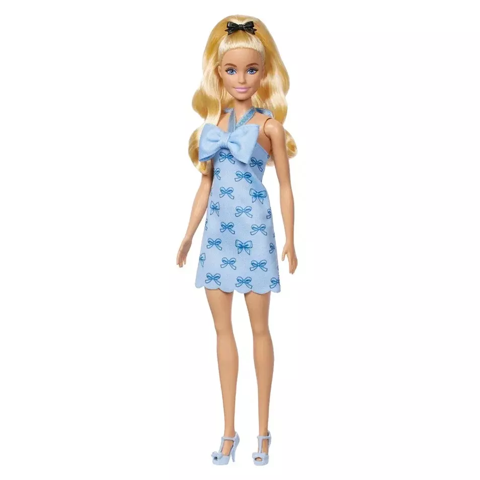 Кукла Барби Блондинка в голубом платье, Модницы Barbie HYT93