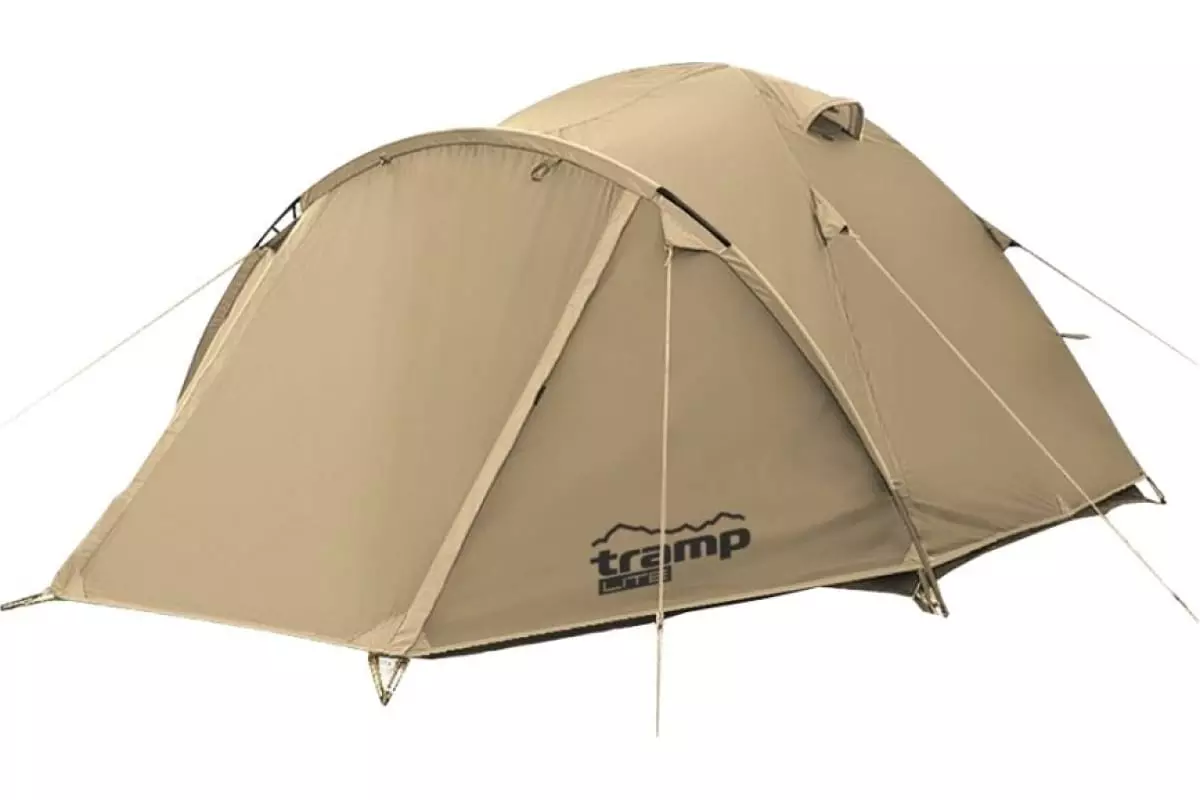 Палатка 4-местная Tramp Lite Camp 4, песочный TLT-022.06
