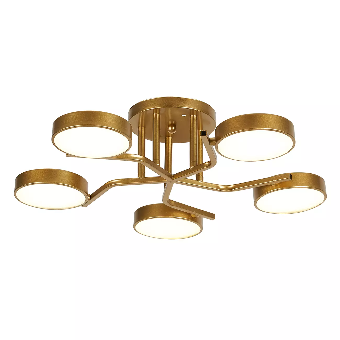 Люстра светодиодная 60Вт металл шампань Escada 10273/5LED