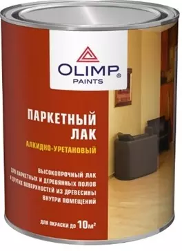 Лак паркетный Olimp глянцевый  0,9 л