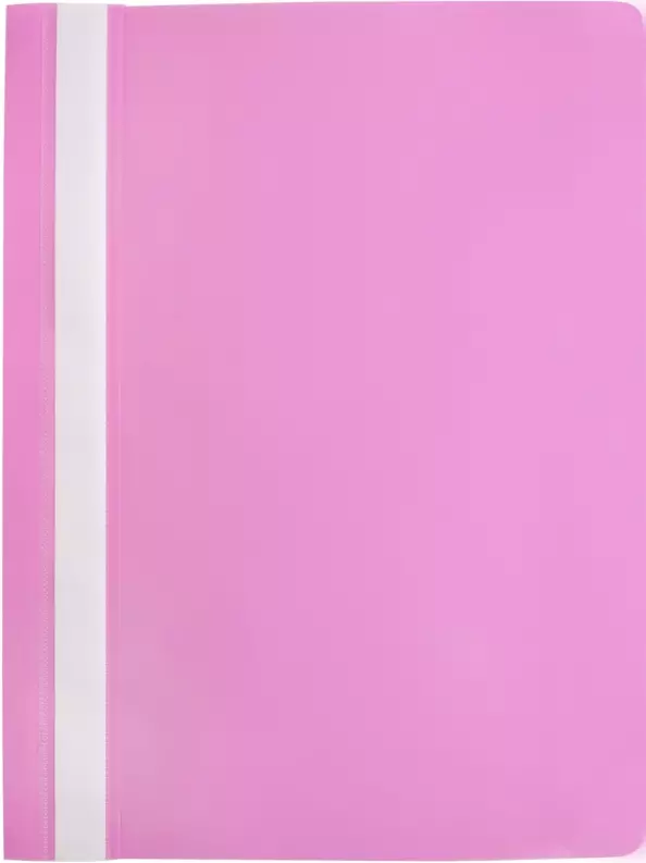 Папка-скоросшиватель deVENTE. Pastel A4 с прозрачным верхним листом, 120/180 мкм, розовая, 3113301