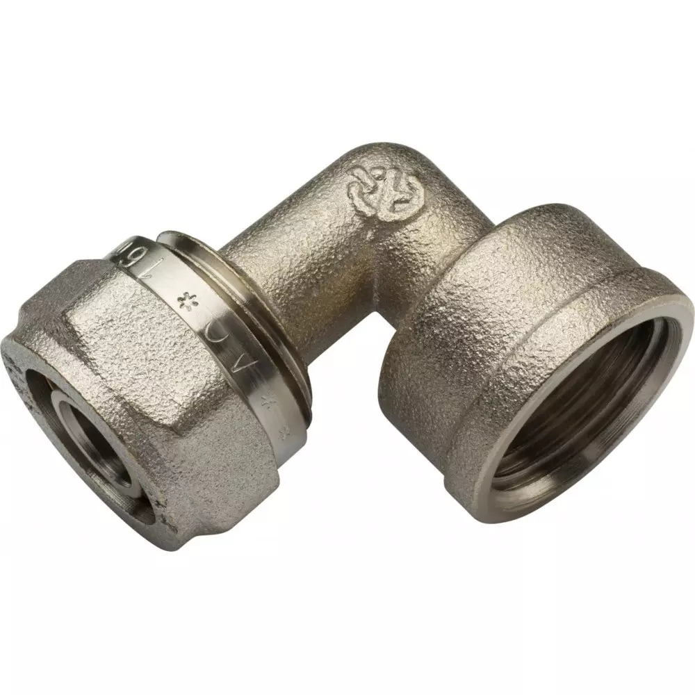 Угол комбинированный для металлопластиковых труб 20х1/2&quot; ВР, AQUALINK 00174