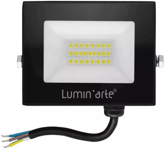 Прожектор светодиодный Luminarte LFL-20W/06 20Вт 5700К IP65 1600лм черный
