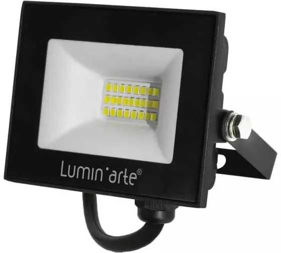 Прожектор светодиодный Luminarte LFL-20W/06 20Вт 5700К IP65 1600лм черный