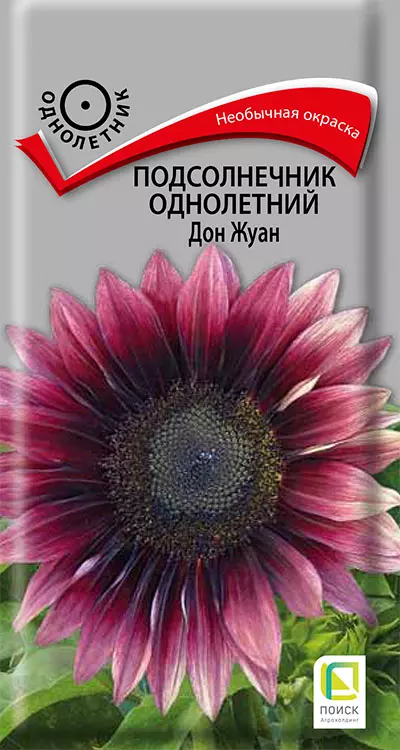 Семена цветов Подсолнечник однолетний Дон Жуан. ПОИСК Ц/П 0.3 г