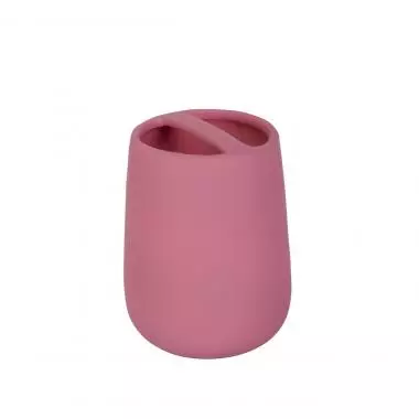 Подставка для зубных щеток керамика Soft мокачино B4333A-3М