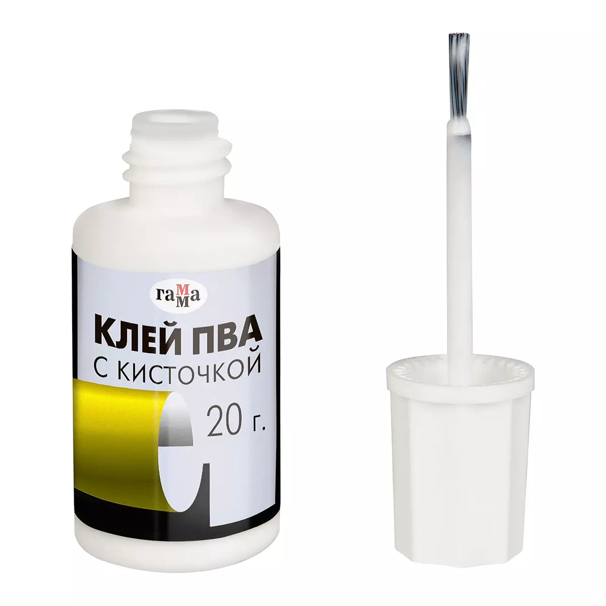 Клей ПВА с кисточкой 20г, Гамма 330005
