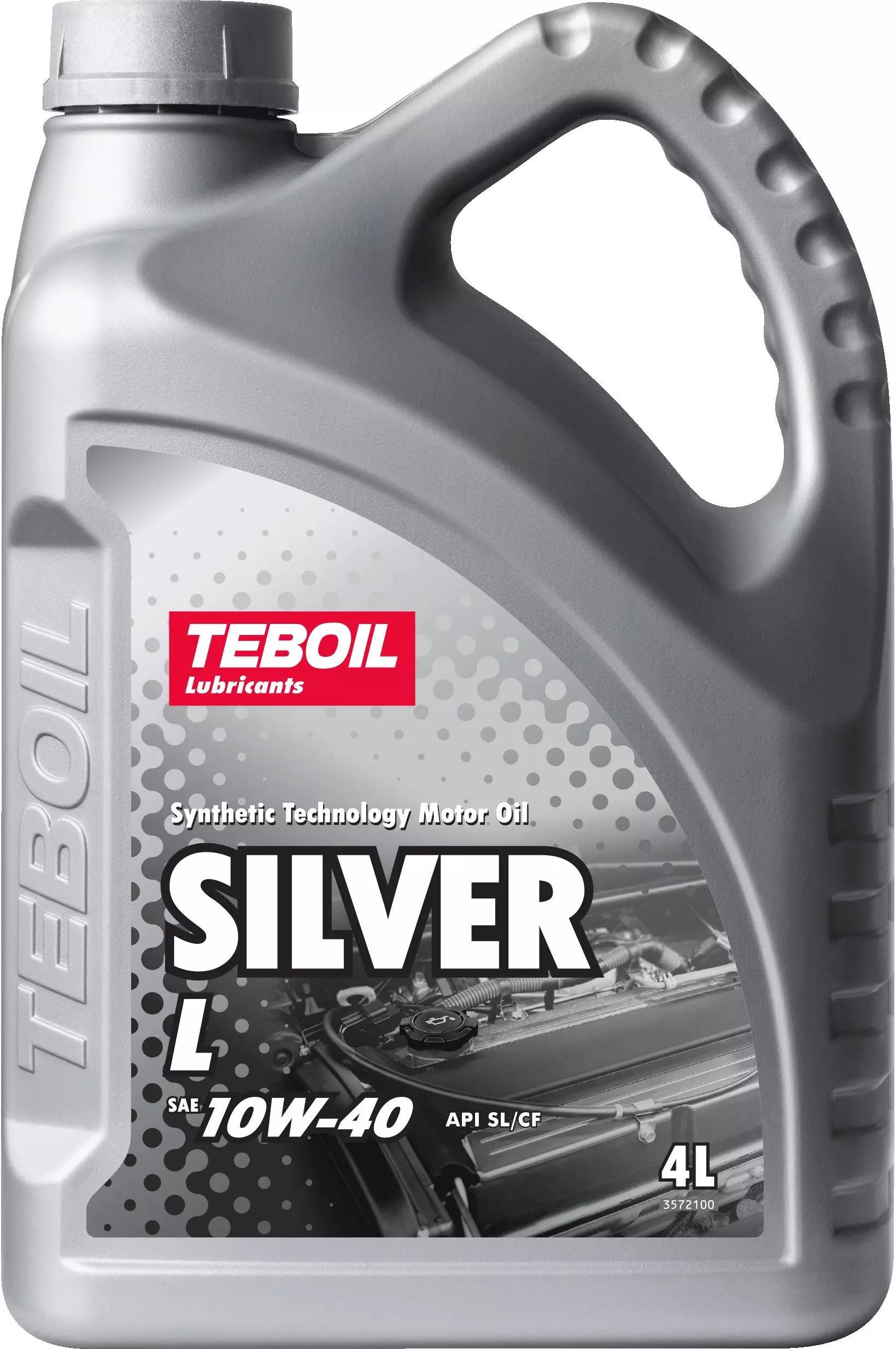 Масло моторное TEBOIL Silver SN 10W-40, 4 л, полусинтетическое