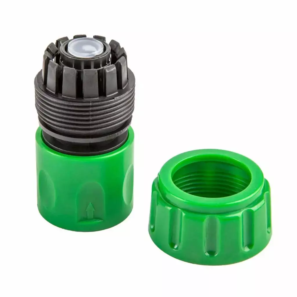 Коннектор для шланга 3/4" быстросъемный с аквастопом "В приДАЧУ" 1206377