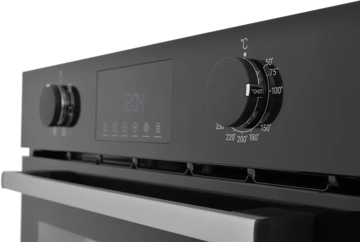 Духовой шкаф электрический гриль конвекция дисплей Indesit IFE 3644 BL